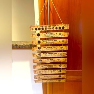 Moon Phases Meanings Wall Decor